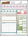 Mutants And Masterminds Character Sheet Third Edition